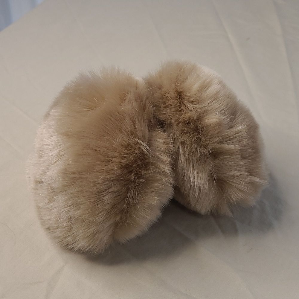 Faux fur ear muffs